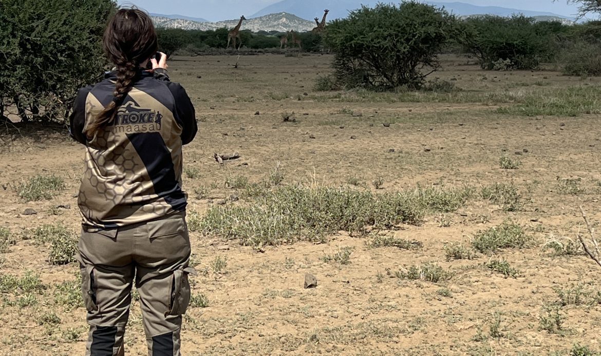 Wildlife spotting during a Tanzania motorbike tour in Enduimet